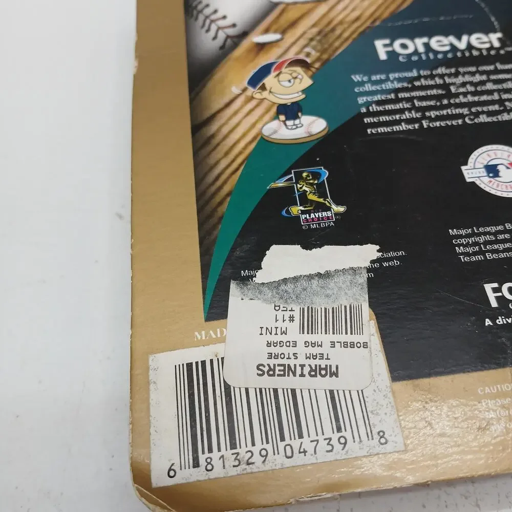 Edgar Martinez Seattle Mariners Magnetic Mini Bobs Bobblehead Forever Collect